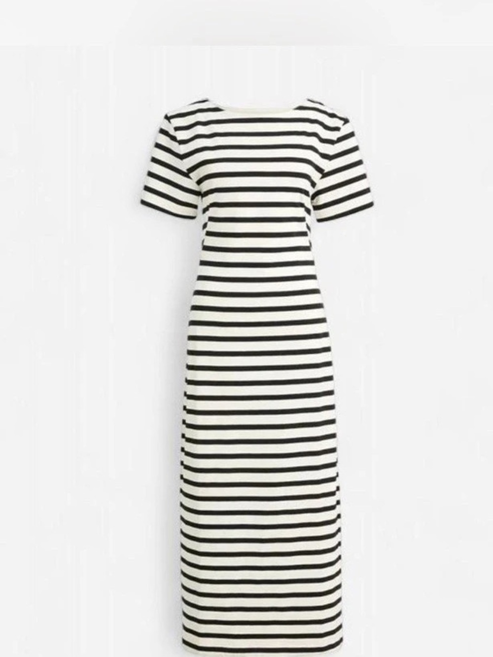 J.Crew Classic Mariner Cloth Carter Striped Cotton Midi Dress XXS Like New